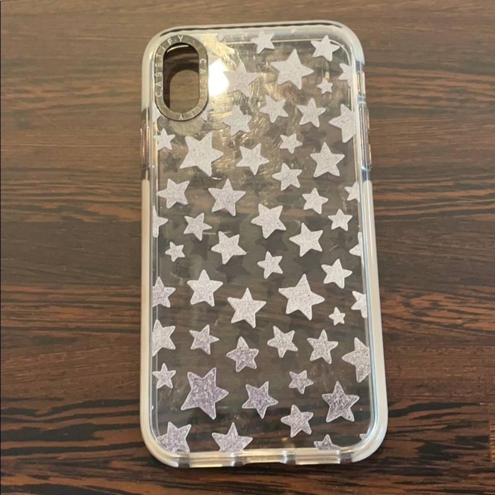 Gray star Casetify iPhone XR case